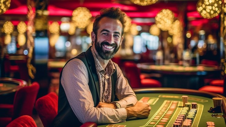 Meja Blackjack live dealer Ocean King dengan dealer profesional dan antarmuka modern